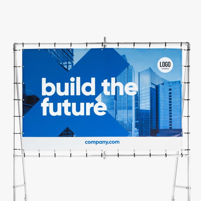 Bannerrahmen freistehend