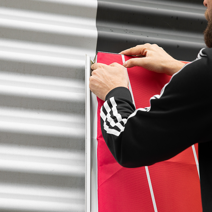 Outdoor-Textilrahmen