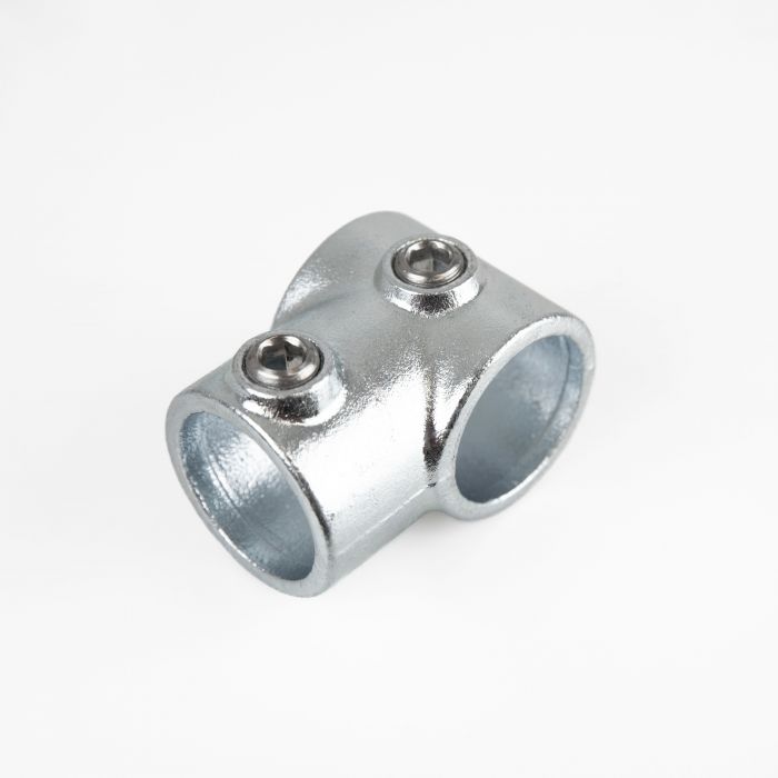 T-Stück 90° kurz, für 2x Ø 42 mm Rohr 