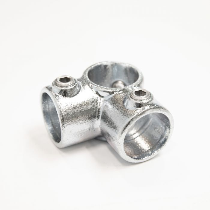 Eckverbinder 90° für 3x Ø 42 mm Rohr